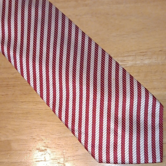 Paul Smith Pink and White Striped Tie - Picture 1 of 5